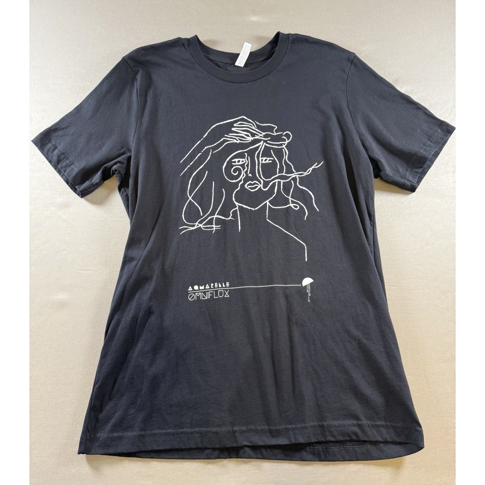 Omniflux Electronic Trip Hop Music T-Shirt Mahsa Zargaran LA Unisex Large